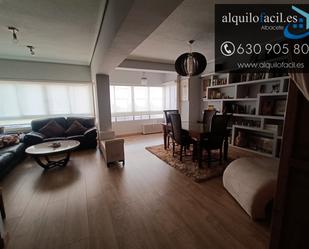 Living room of Flat to rent in  Albacete Capital  with Heating, Terrace and Furnished