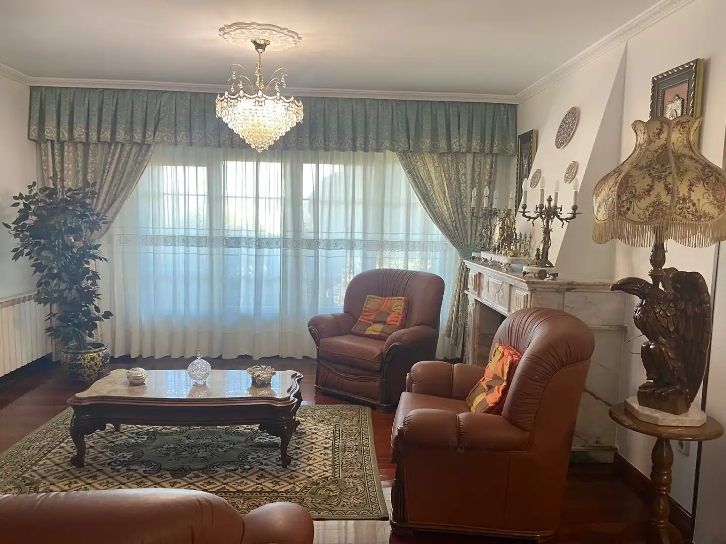 Sala de estar de Casa o chalet en venta en Dodro con Calefacción, Jardín privado y Parquet