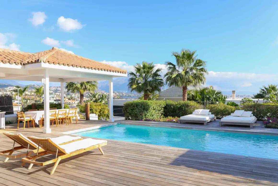 Jardín de Casa o chalet en venta en Benahavís con Aire acondicionado, Calefacción y Jardín privado