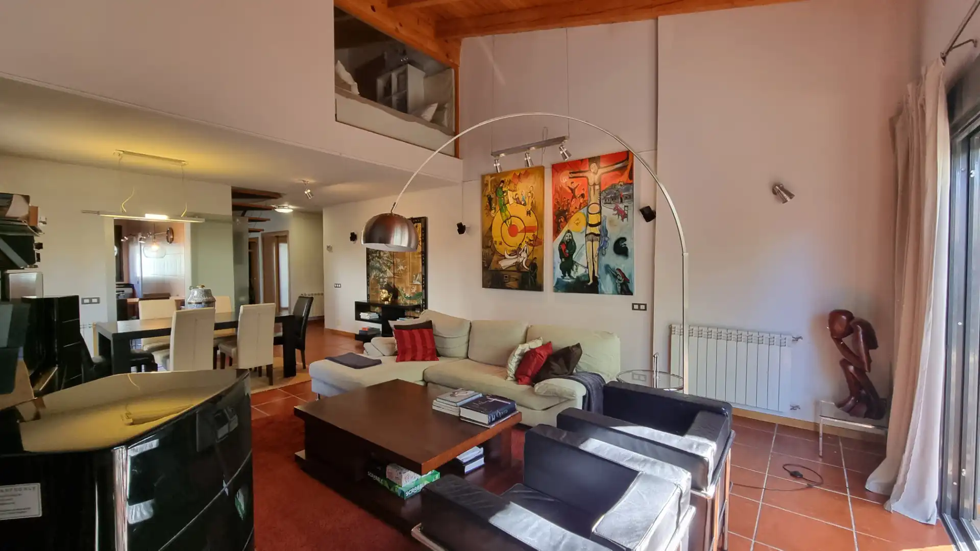 Living room of Houses for sale in Moralzarzal  with Heating, Private garden and Storage room