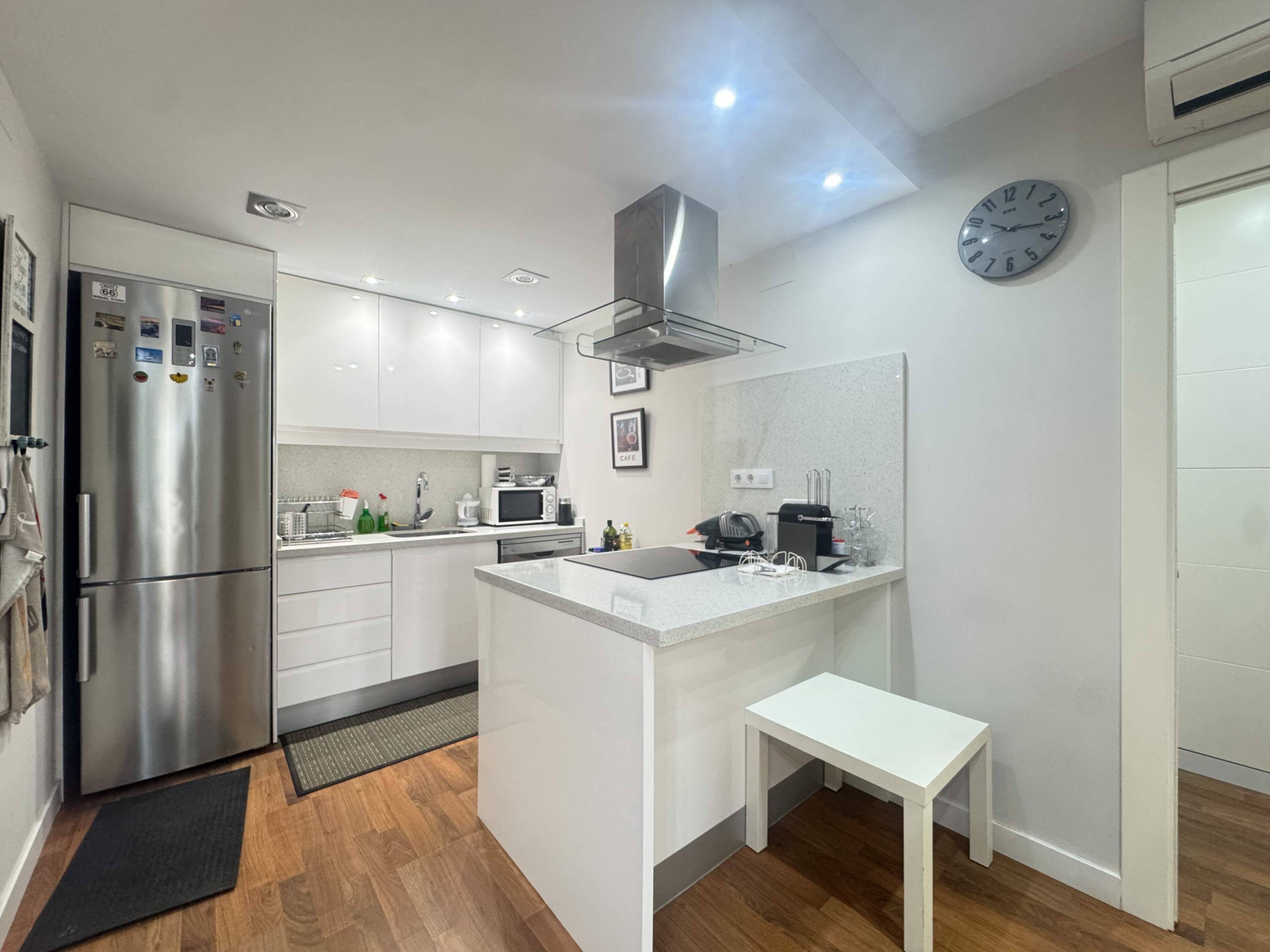 Kitchen of Flat for sale in Gandia  with Air Conditioner and Storage room