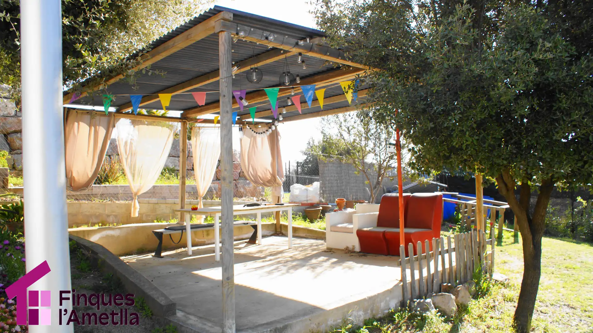 Terrassa de Casa o xalet en venda en L'Ametlla del Vallès amb Aire condicionat, Calefacció i Jardí privat
