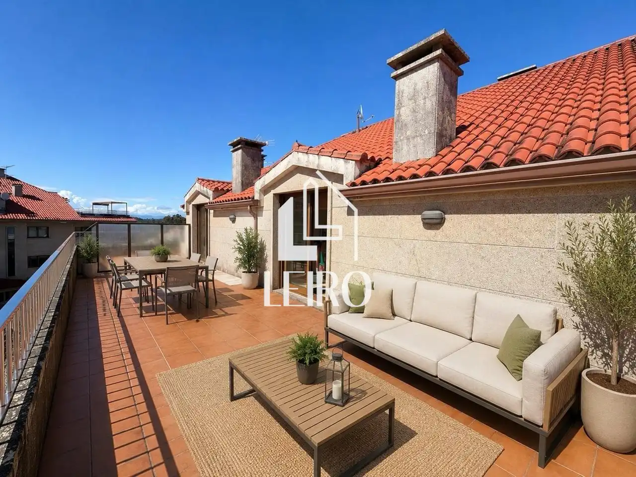 Terrace of Attic for sale in Sanxenxo  with Heating, Terrace and Storage room