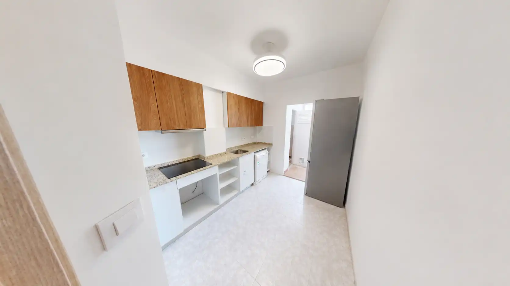 Kitchen of Flat for rent in Alicante / Alacant  with Furnished, Washing machine and TV