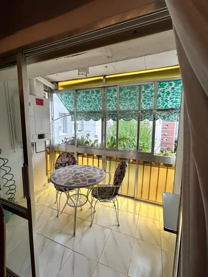 Balcony of Flat for sale in Móstoles  with Air Conditioner, Heating and Parquet flooring