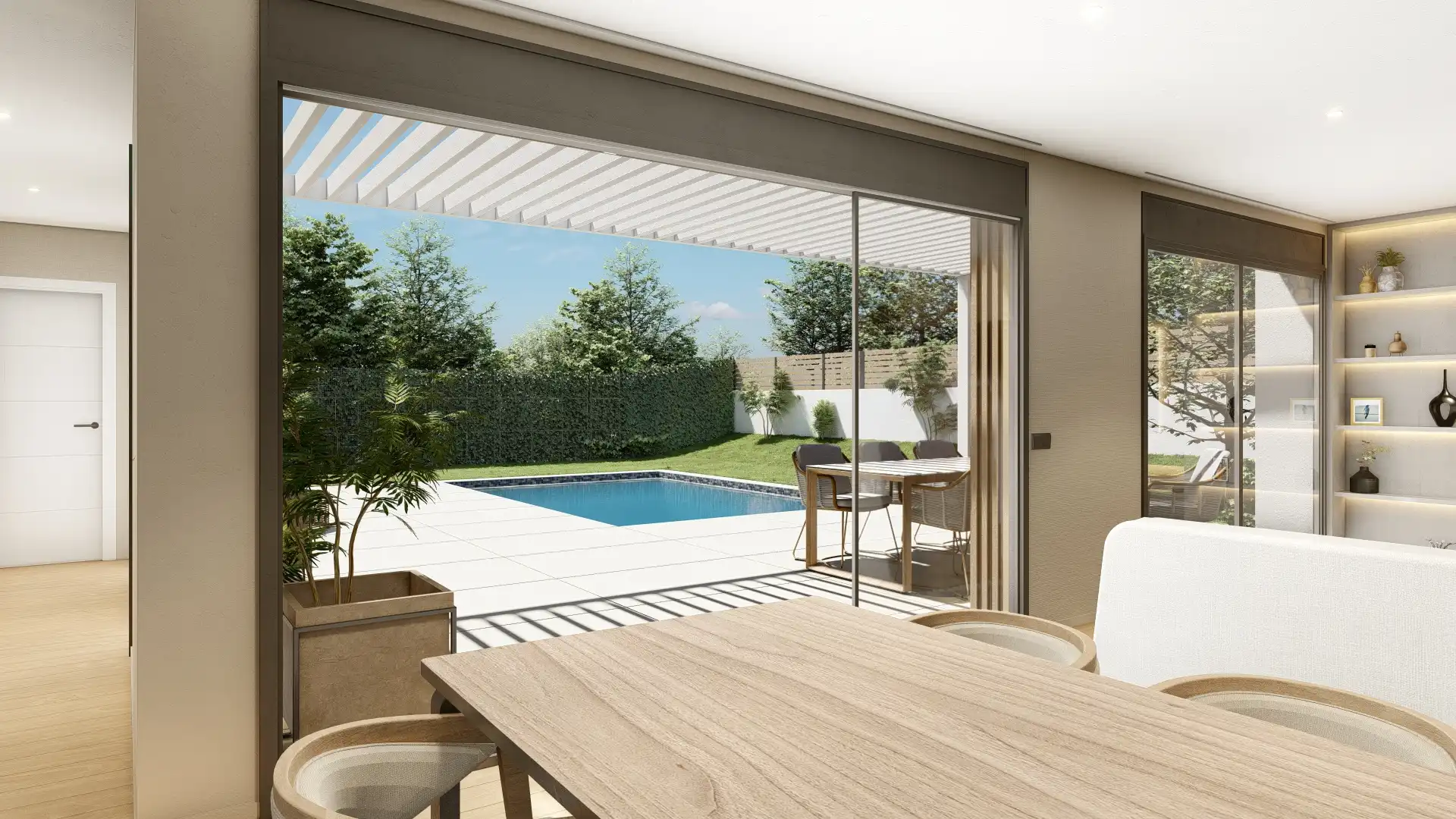 Terrace of Houses for sale in Caldes de Malavella  with Air Conditioner, Private garden and Parquet flooring