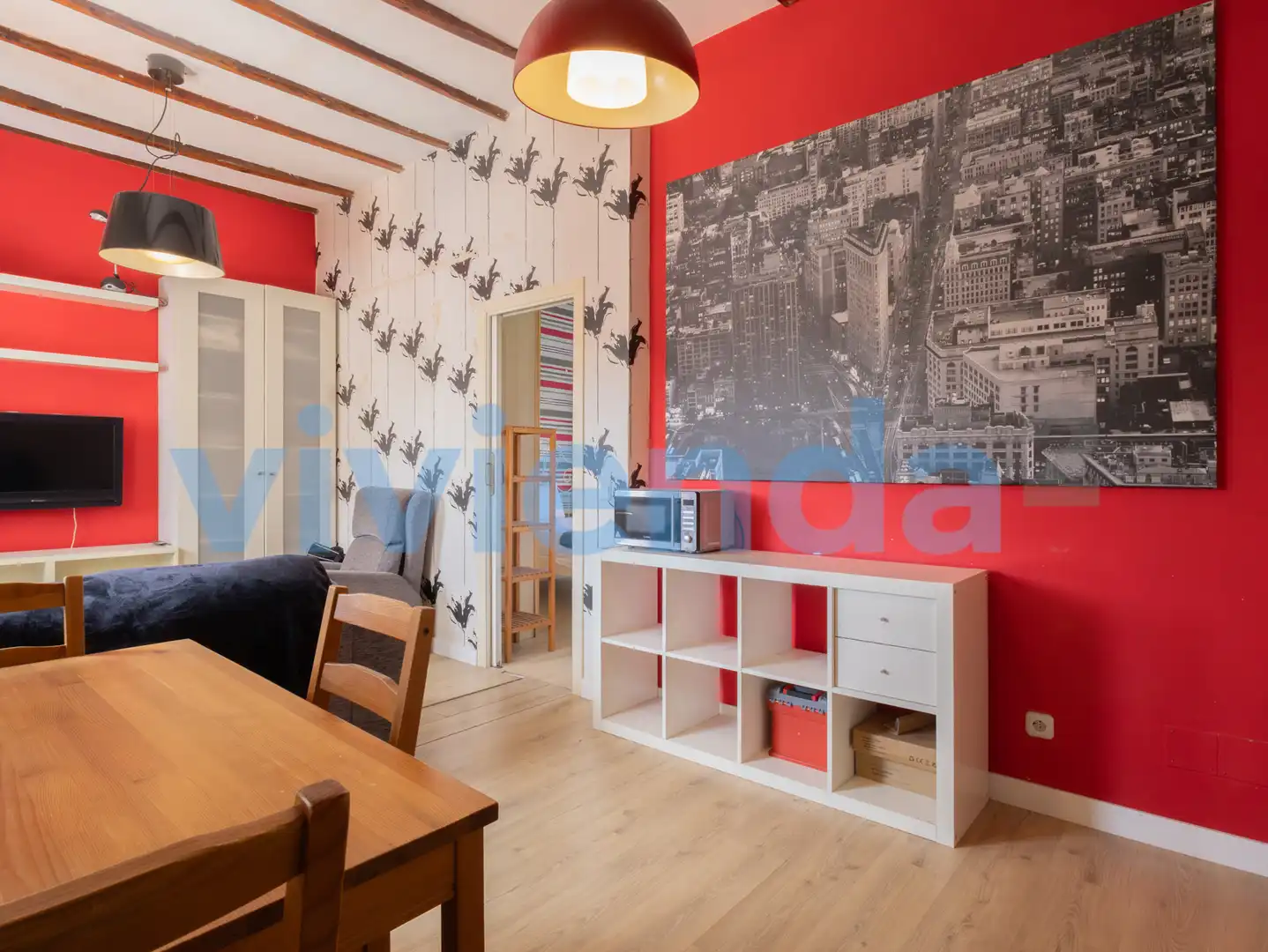 Living room of Flat for sale in Madrid  with Air Conditioner and Heating
