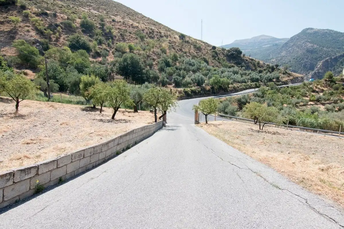 Vista exterior de Finca rústica en venta en Güéjar Sierra con Jardín privado, Terraza y Piscina
