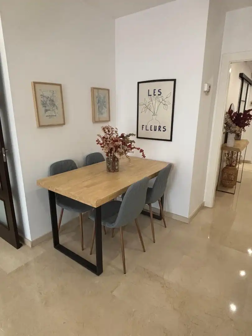 Esszimmer von Wohnung zur Miete in Valencia mit Klimaanlage, Heizung und Privatgarten