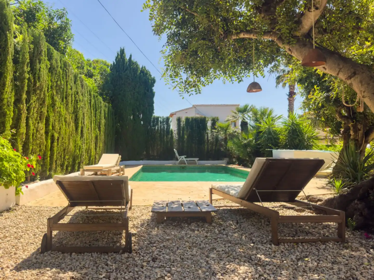 Vista exterior de Casa o xalet en venda en Jávea / Xàbia amb Aire condicionat, Calefacció i Jardí privat