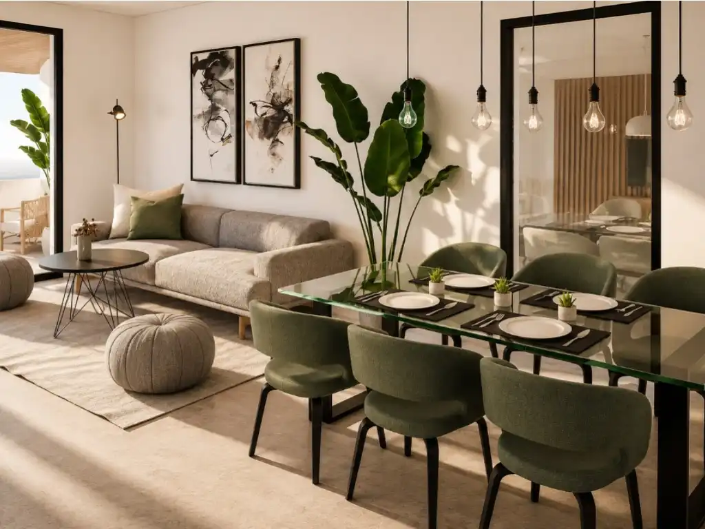 Sala d'estar de Apartament en venda en Finestrat amb Piscina