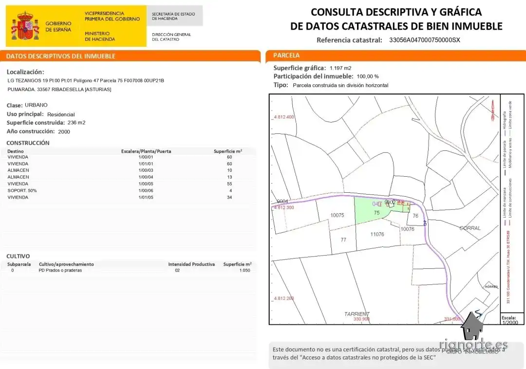 Casa con giardino in vendita a Lugar Tezangos, imagen 23