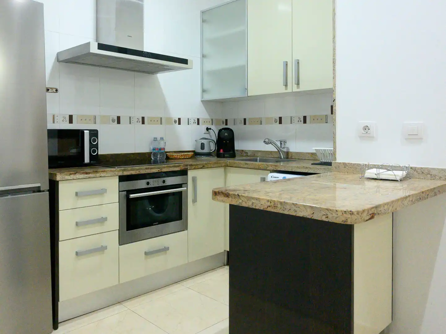 Cocina de Apartamento en venta en Alboraya con Aire acondicionado, Amueblado y Horno