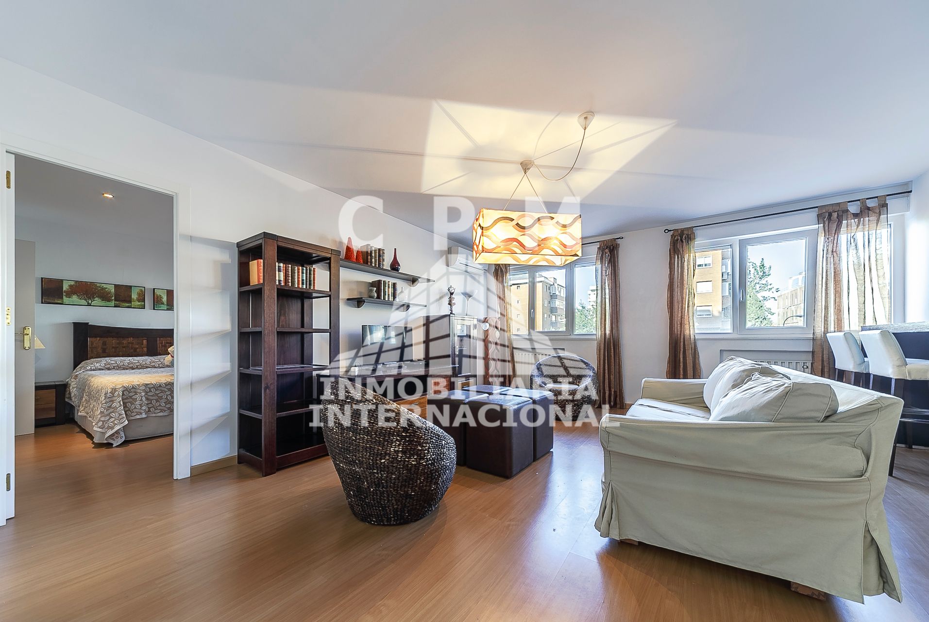 Bedroom of Flat to rent in  Madrid Capital  with Air Conditioner, Heating and Furnished