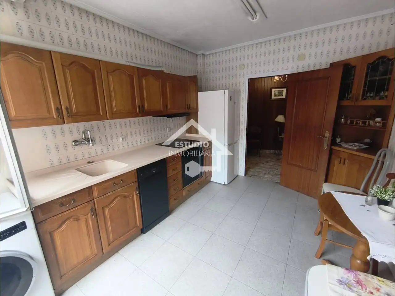Küche von Wohnung zum Verkauf in Navarrete mit Heizung, Terrasse und Abstellraum