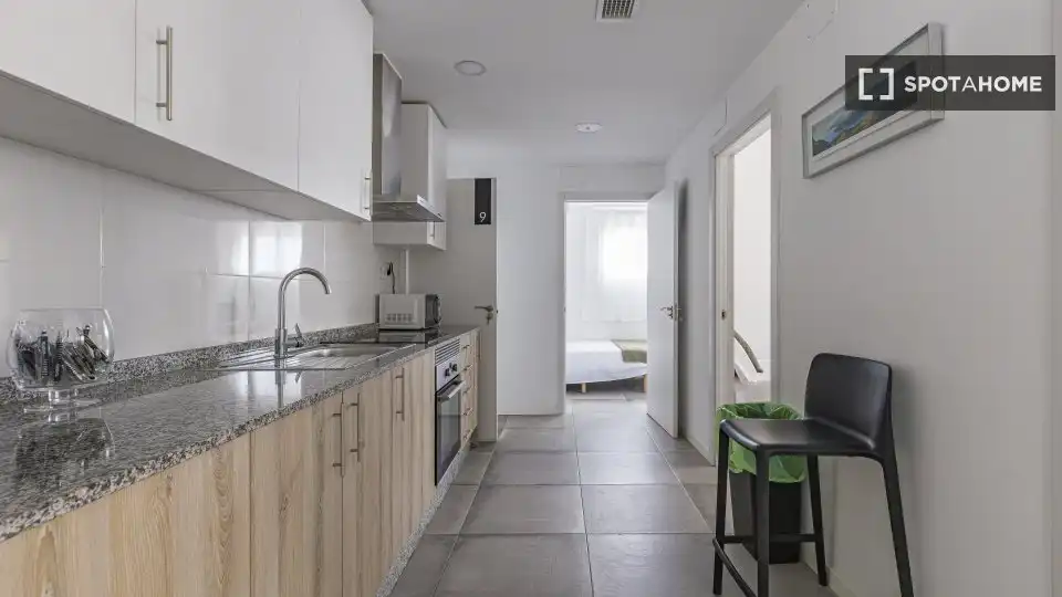 Kitchen of Flat for rent in Murcia  with Air Conditioner, Heating and Furnished