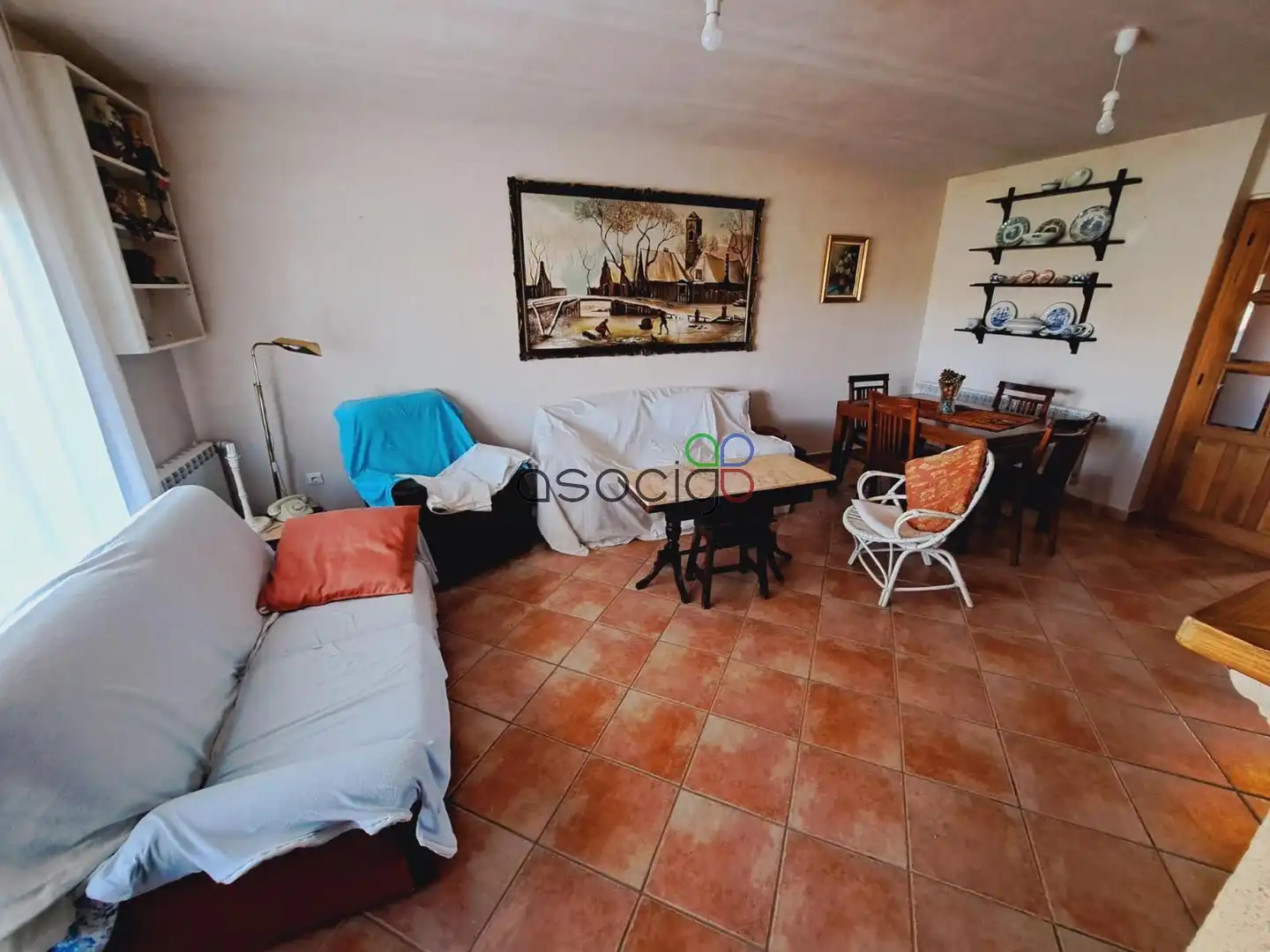 Sala de estar de Casa o chalet en venta en Solanillos del Extremo con Calefacción, Trastero y Piscina