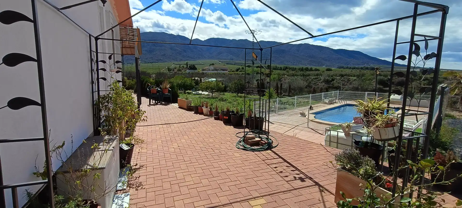 Terrassa de Casa o xalet en venda en Alhama de Murcia amb Aire condicionat, Jardí privat i Terrassa