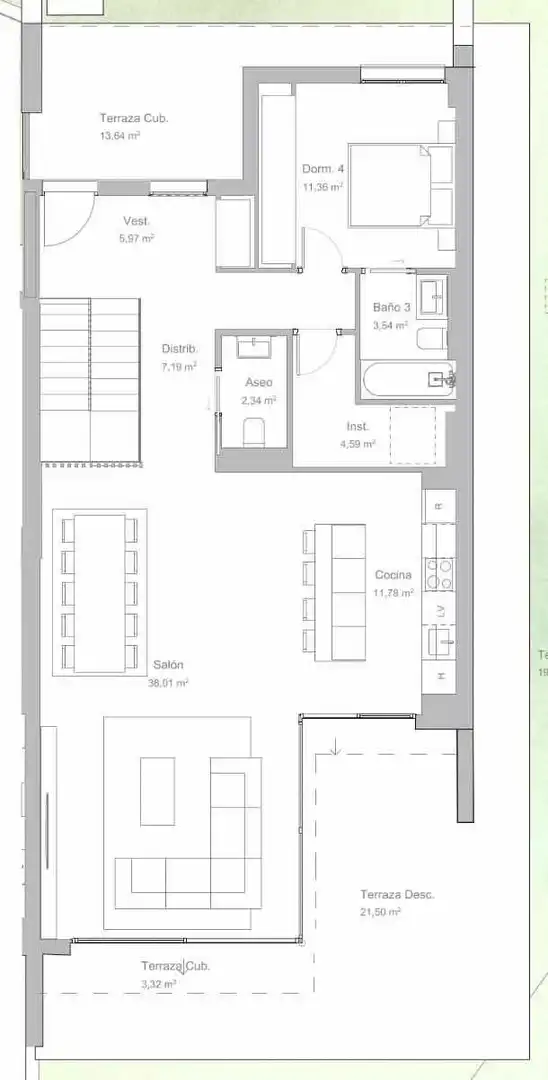 Wohnung mit Pool zum Verkauf in El Faro de Calaburra - Chaparral, imagen 38