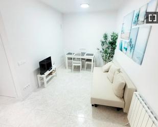 Sala d'estar de Pis de lloguer en  Barcelona Capital amb Aire condicionat, Calefacció i Moblat