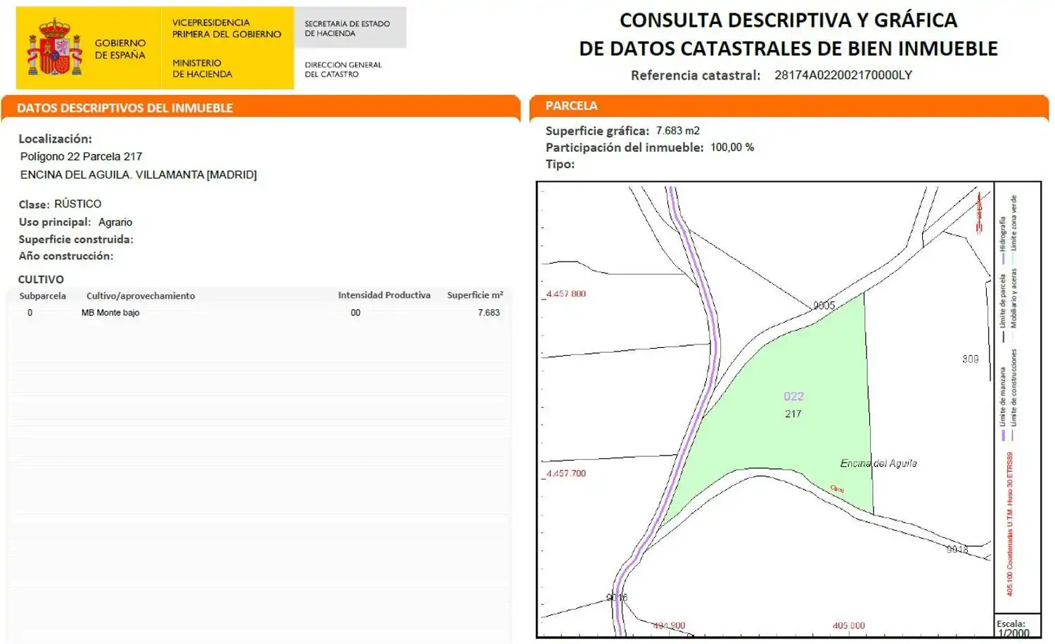 Terreno en venta en Villamanta