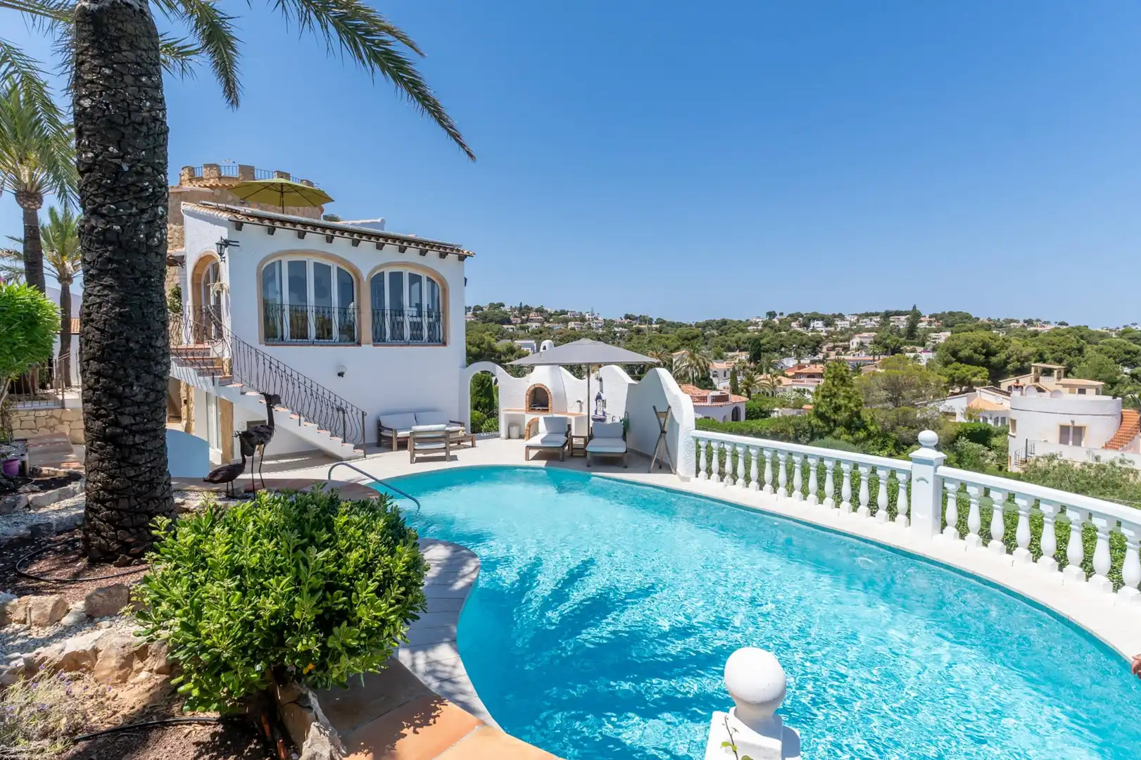 Piscina de Casa o xalet en venda en Jávea / Xàbia amb Aire condicionat, Calefacció i Jardí privat