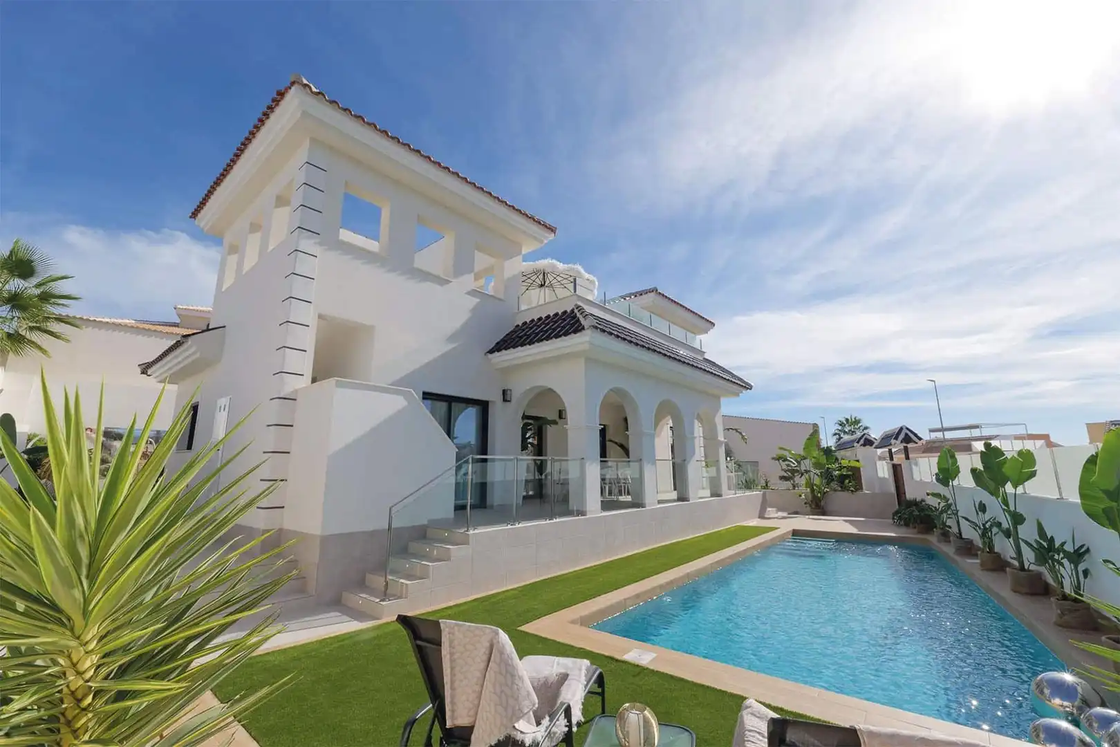 Piscina de Casa o chalet en venta en Rojales con Jardín privado, Terraza y Piscina