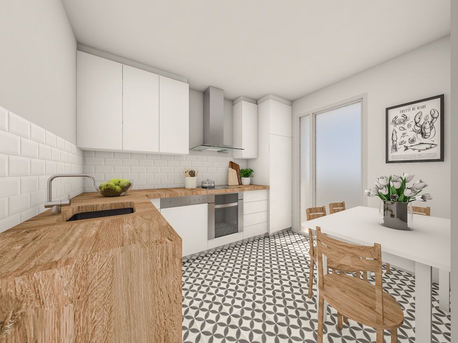 Cuina de Pis en venda en Vitoria - Gasteiz amb Calefacció, Parquet i Terrassa