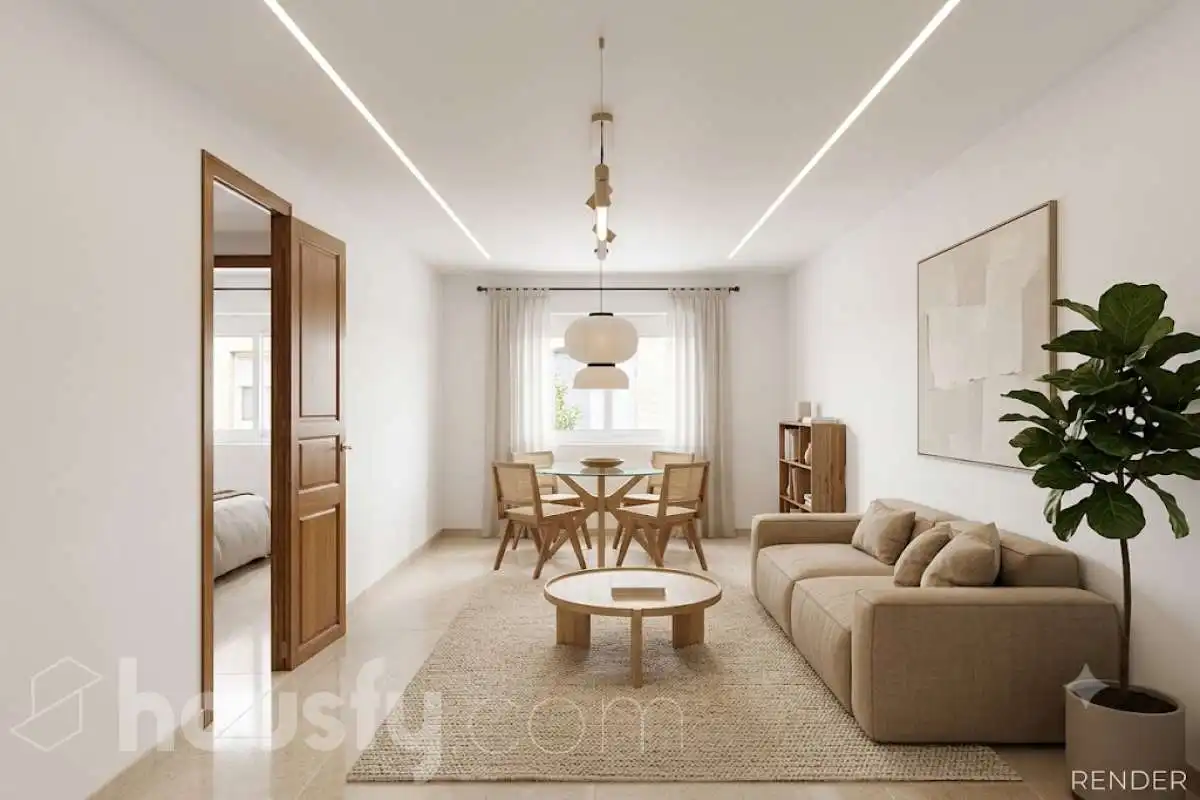 Sala de estar de Casa adosada en venta en Santa Margarida I Els Monjos con Trastero