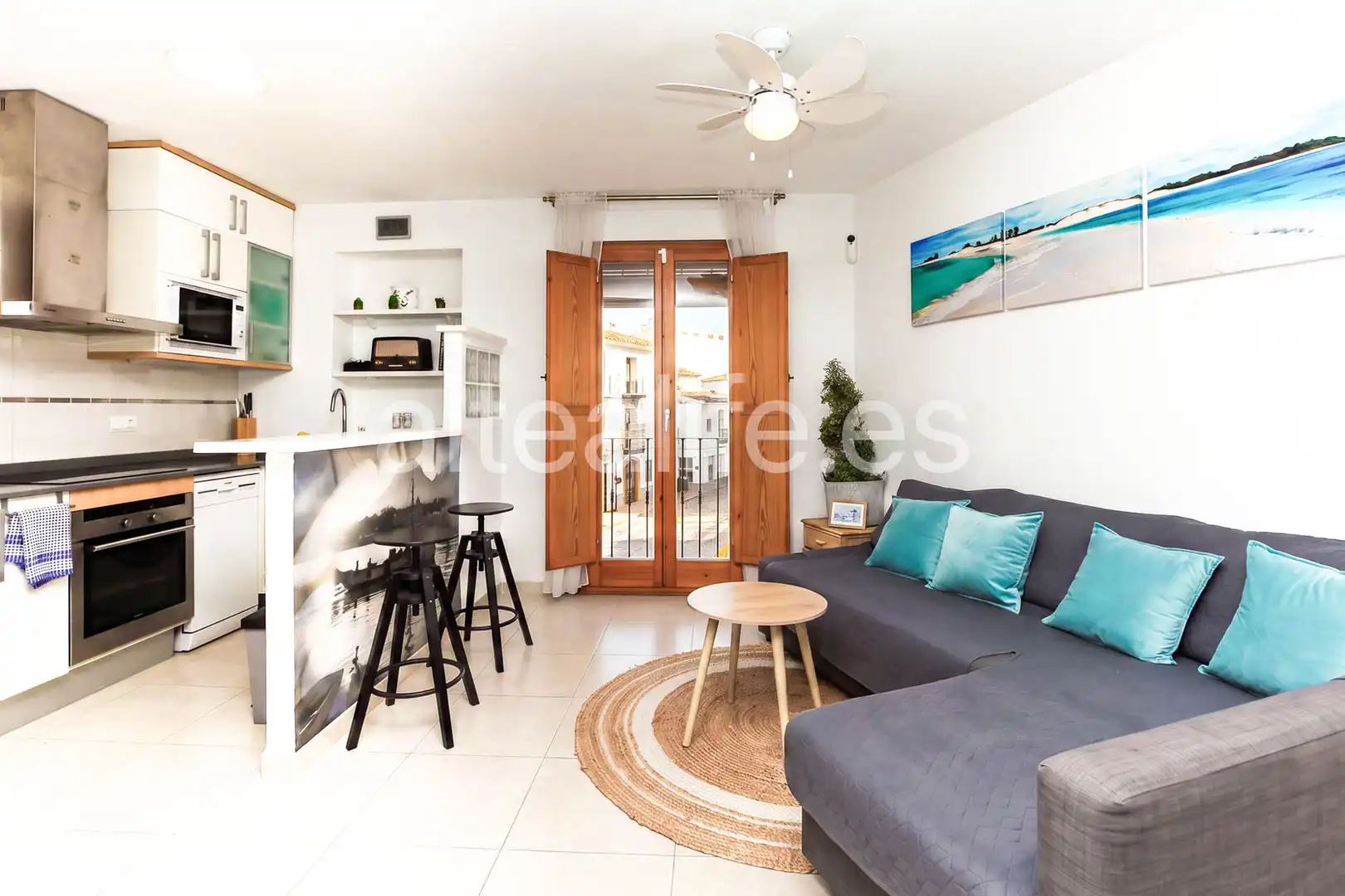 Living room of Apartments for sale in Altea  with Air Conditioner and Balcony