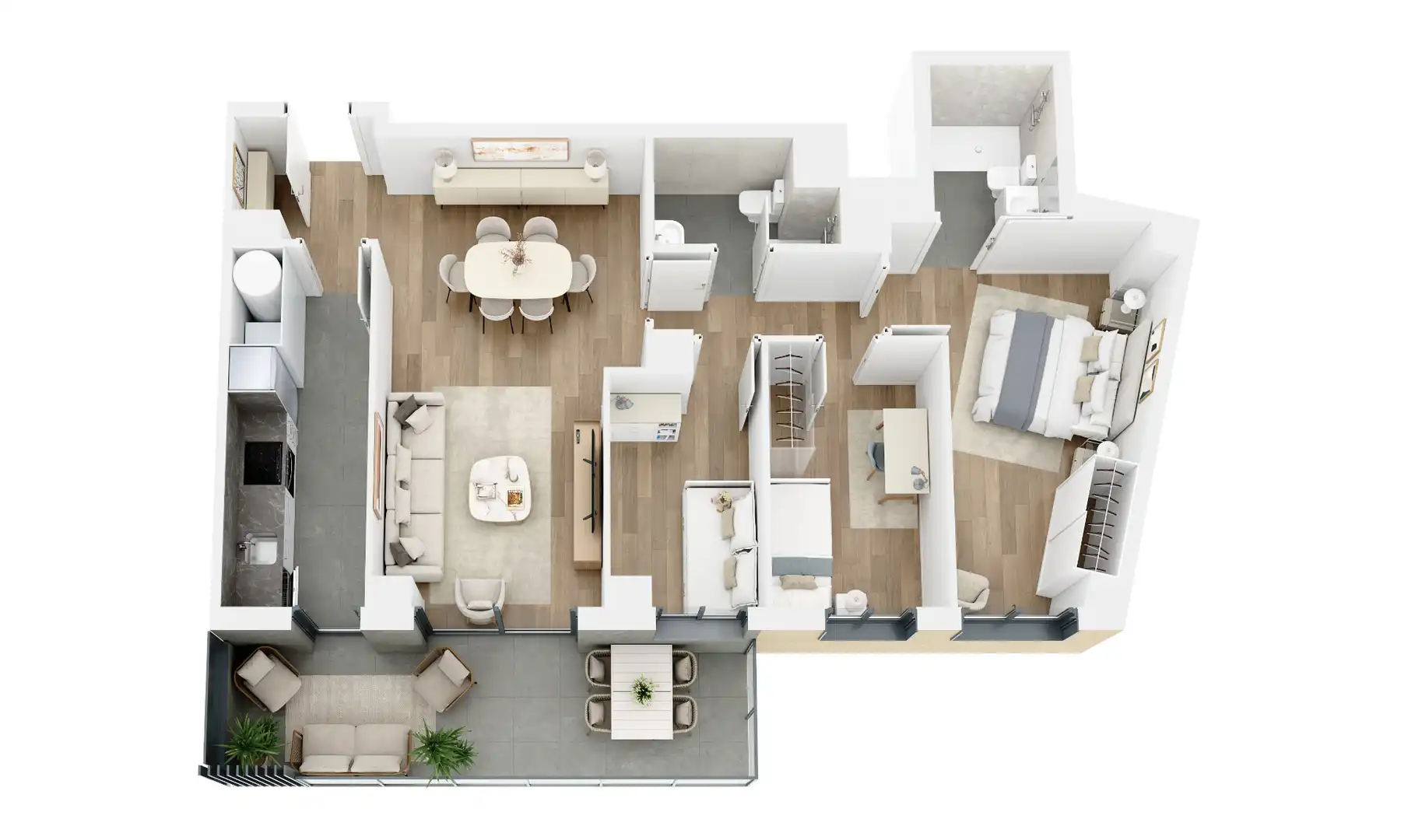 Piso de obra nueva con terraza en venta en Llevant, imagen 17
