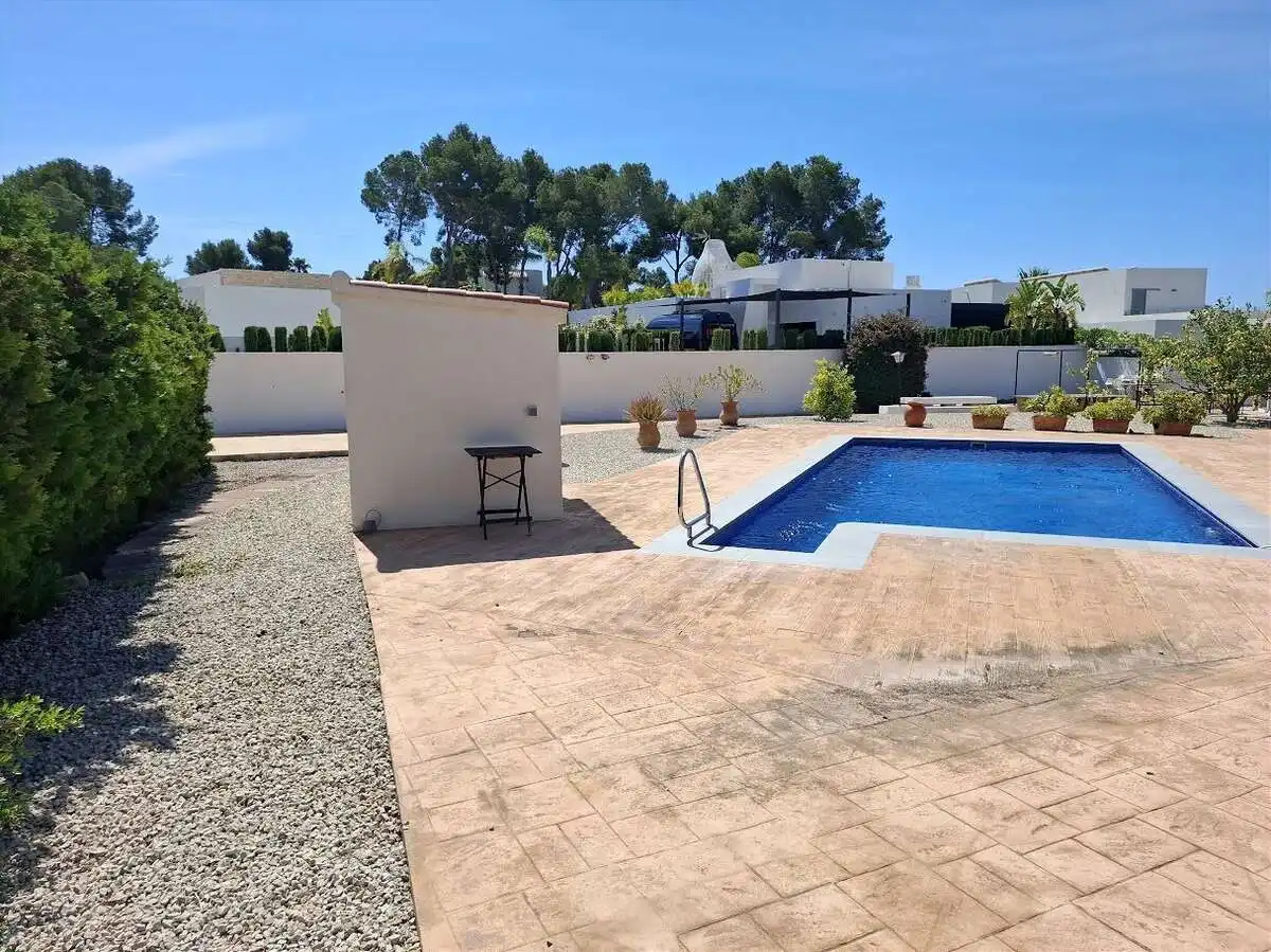 Piscina de Casa o xalet en venda en Benissa amb Calefacció, Jardí privat i Terrassa