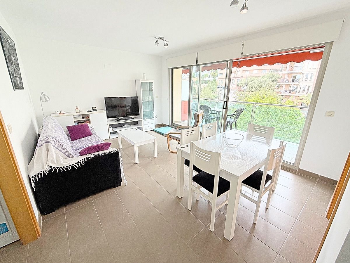 Living room of Apartment for sale in Calpe / Calp  with Air Conditioner, Terrace and Storage room