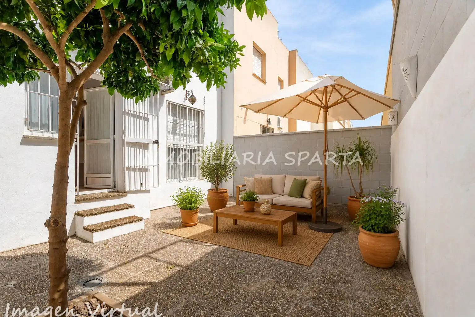 Terrace of Detached homes for sale in Bollullos de la Mitación  with Air Conditioner, Terrace and Oven