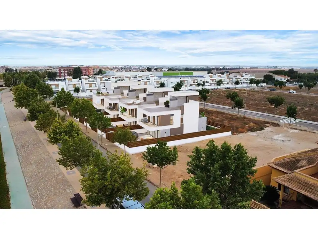 Vista exterior de Casa o xalet en venda en Pilar de la Horadada amb Jardí privat i Piscina