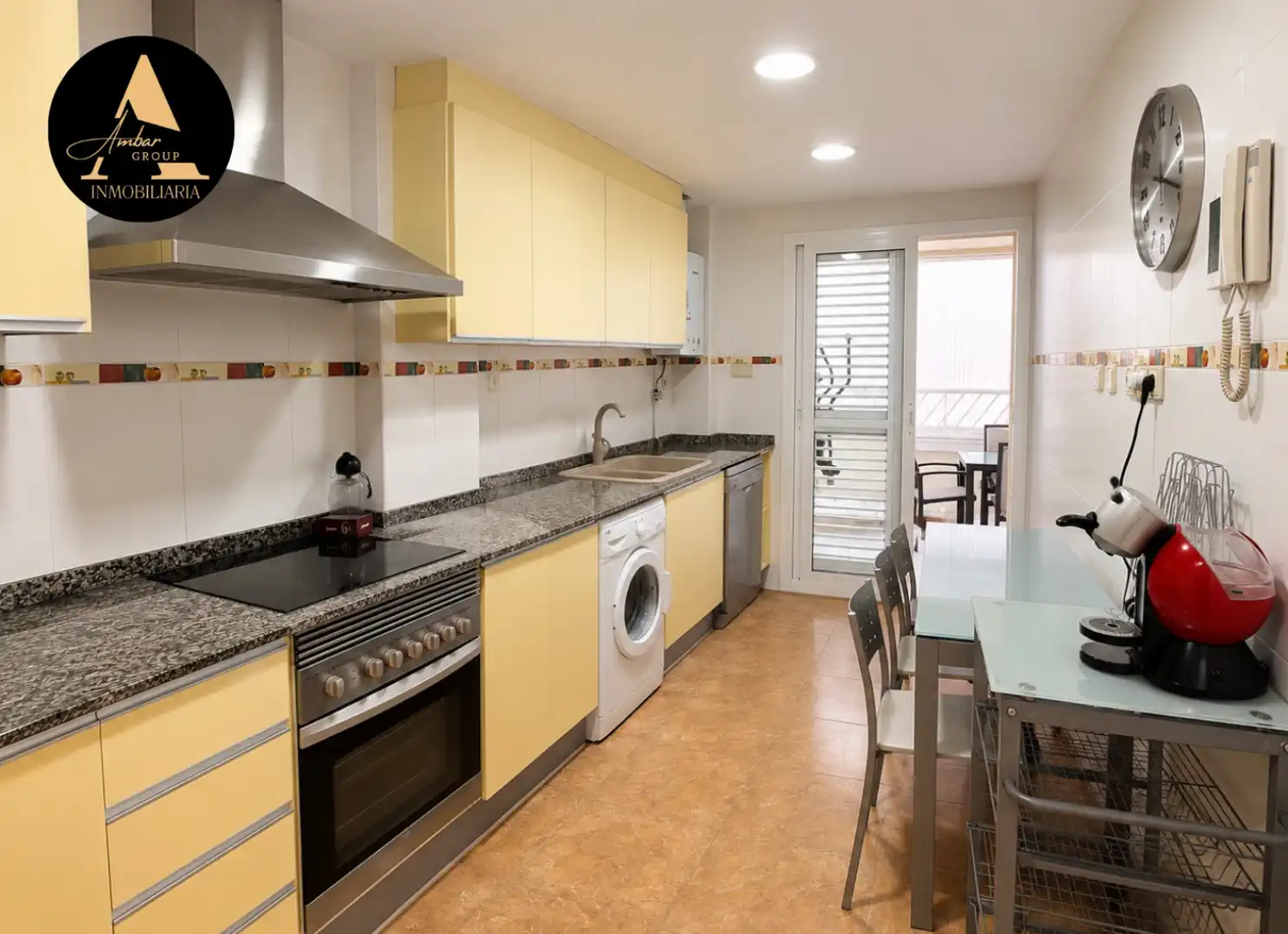 Küche von Wohnung zur Miete in Sagunto / Sagunt mit Privatgarten, Terrasse und Möbliert