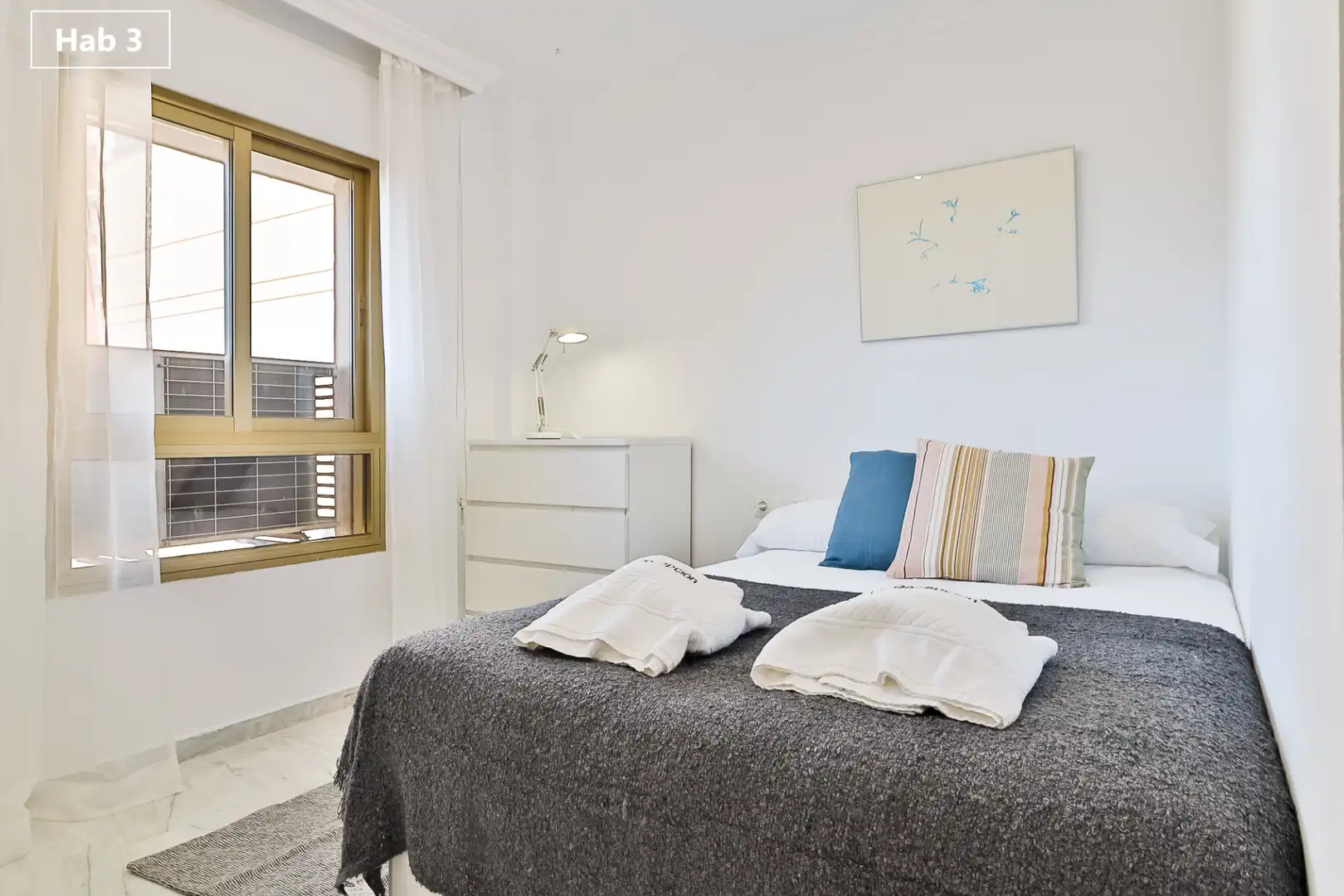Habitación de Piso de alquiler en Málaga con Aire acondicionado, Amueblado y Internet
