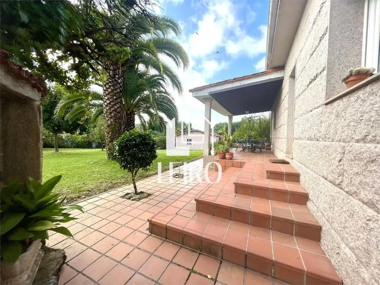 Vista exterior de Casa o chalet en venta en Santiago de Compostela  con Jardín privado