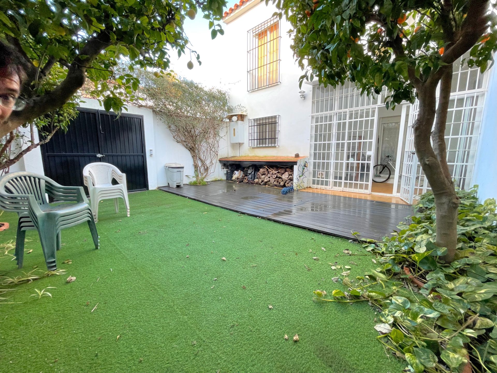 Jardín de Casa adosada en venta en Umbrete con Aire acondicionado, Calefacción y Jardín privado