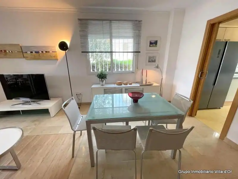 Esszimmer von Wohnungen zur Miete in Dénia mit Klimaanlage, Heizung und Terrasse