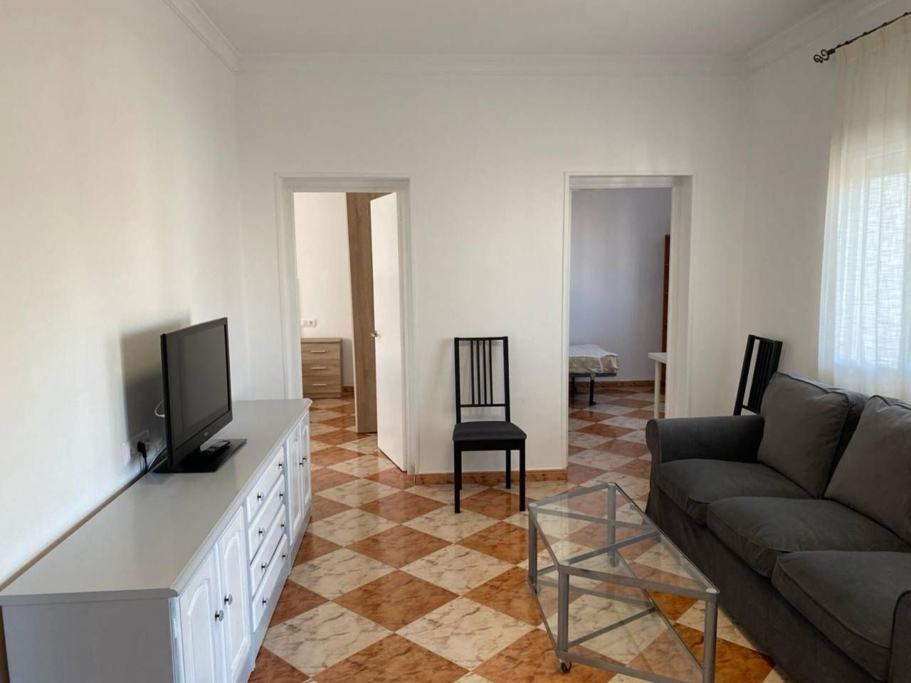 Living room of Flat to rent in Jerez de la Frontera  with Terrace, Furnished and Balcony