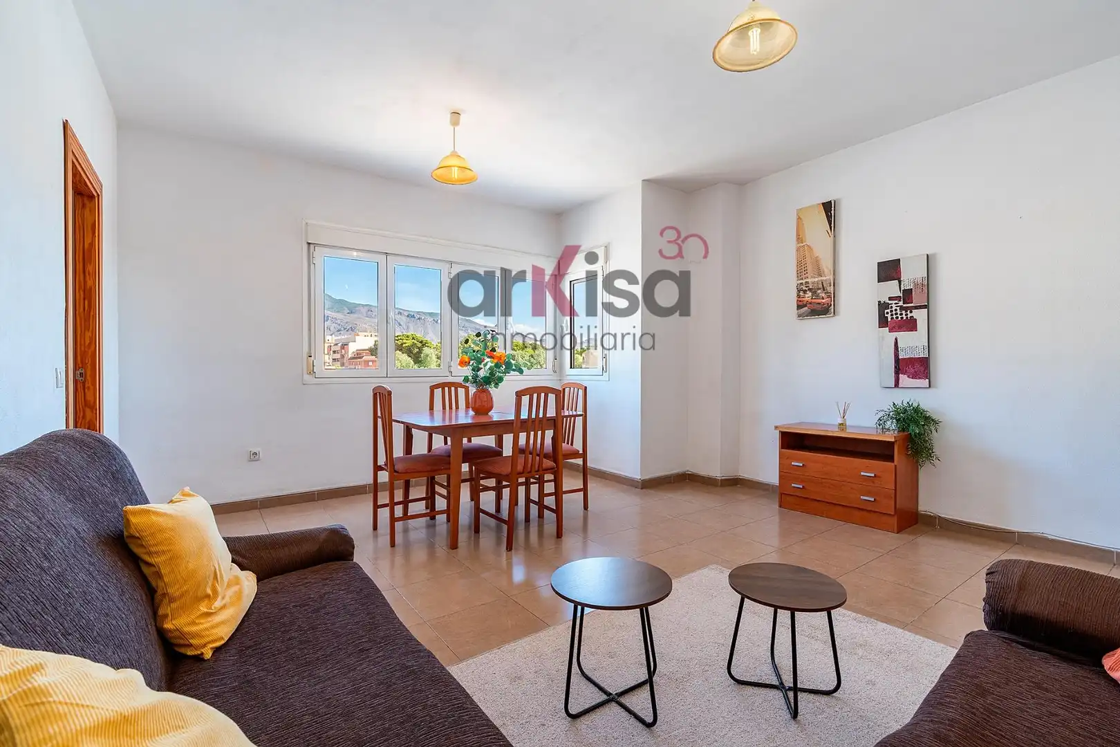 Sala de estar de Piso en venta en El Ejido con Trastero y Amueblado