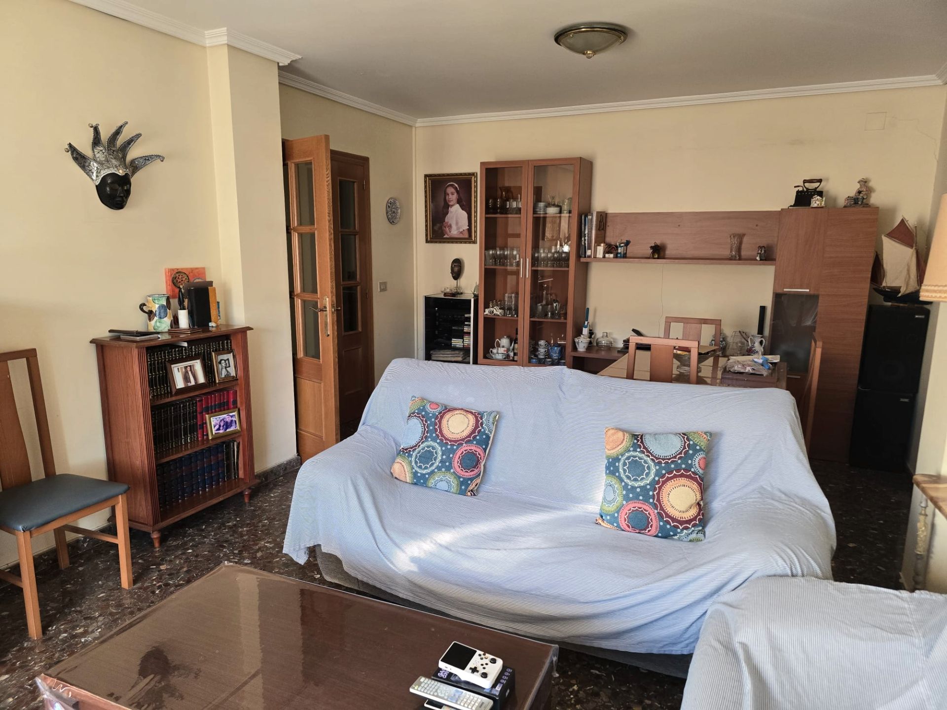 Living room of Flat for sale in Castellón de la Plana / Castelló de la Plana  with Air Conditioner, Heating and Storage room