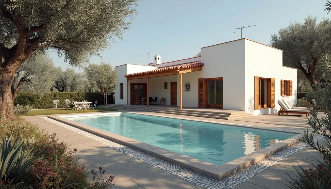 Swimming pool of House or chalet for sale in Palomares del Río