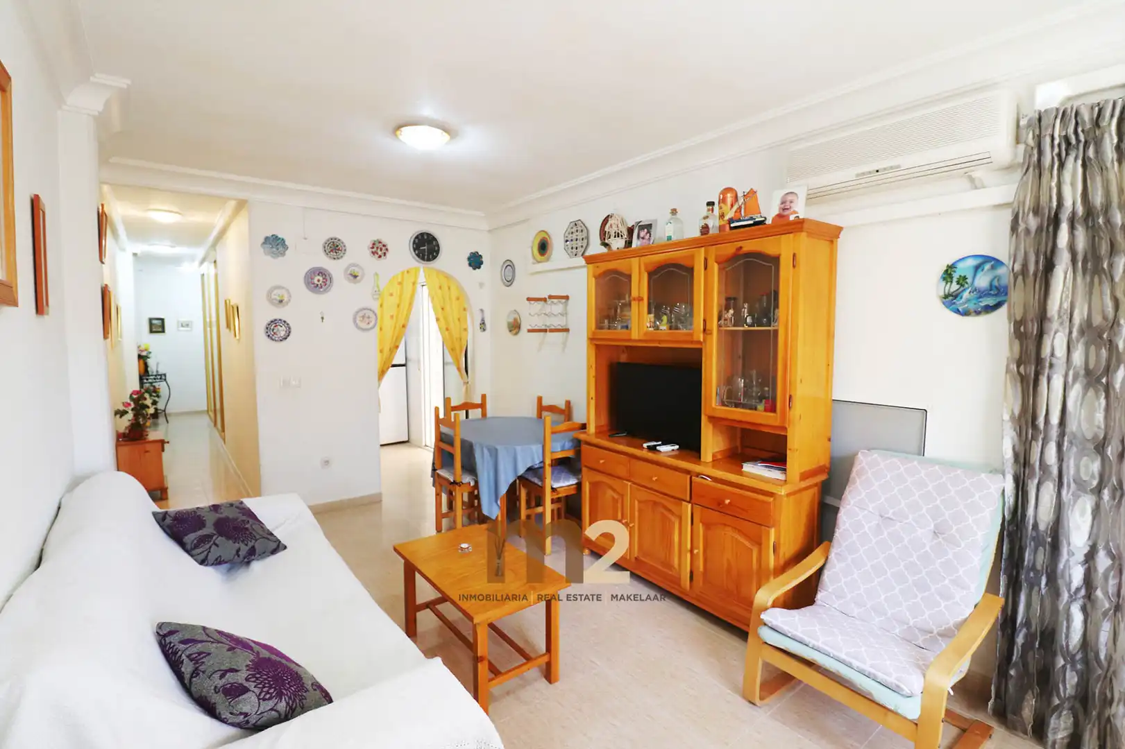 Sala d'estar de Apartament en venda en Guardamar del Segura amb Aire condicionat, Calefacció i Terrassa