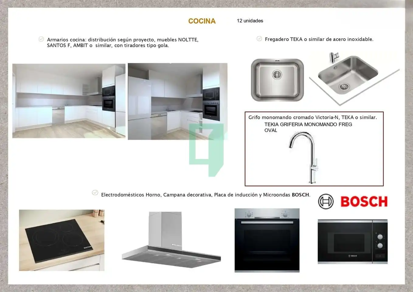 Cocina de Piso en venta en Badalona con Aire acondicionado y Terraza