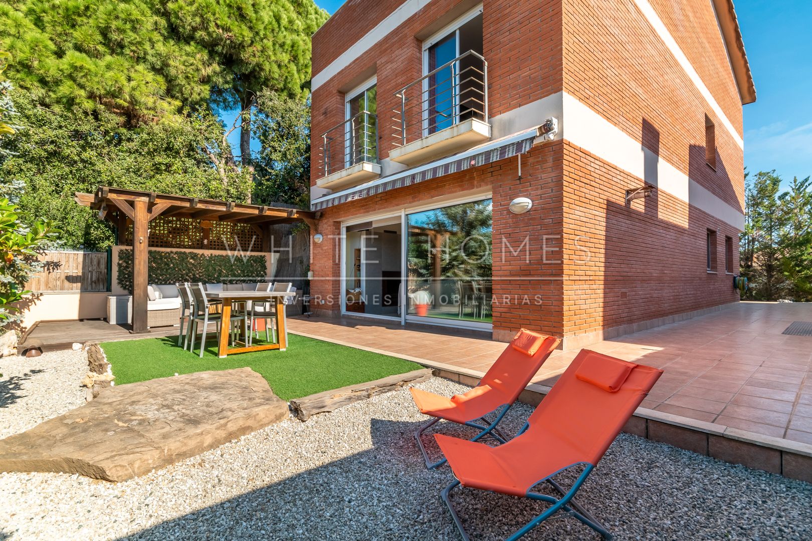 Terrassa de Casa o xalet en venda en Sant Andreu de Llavaneres amb Calefacció, Jardí privat i Terrassa