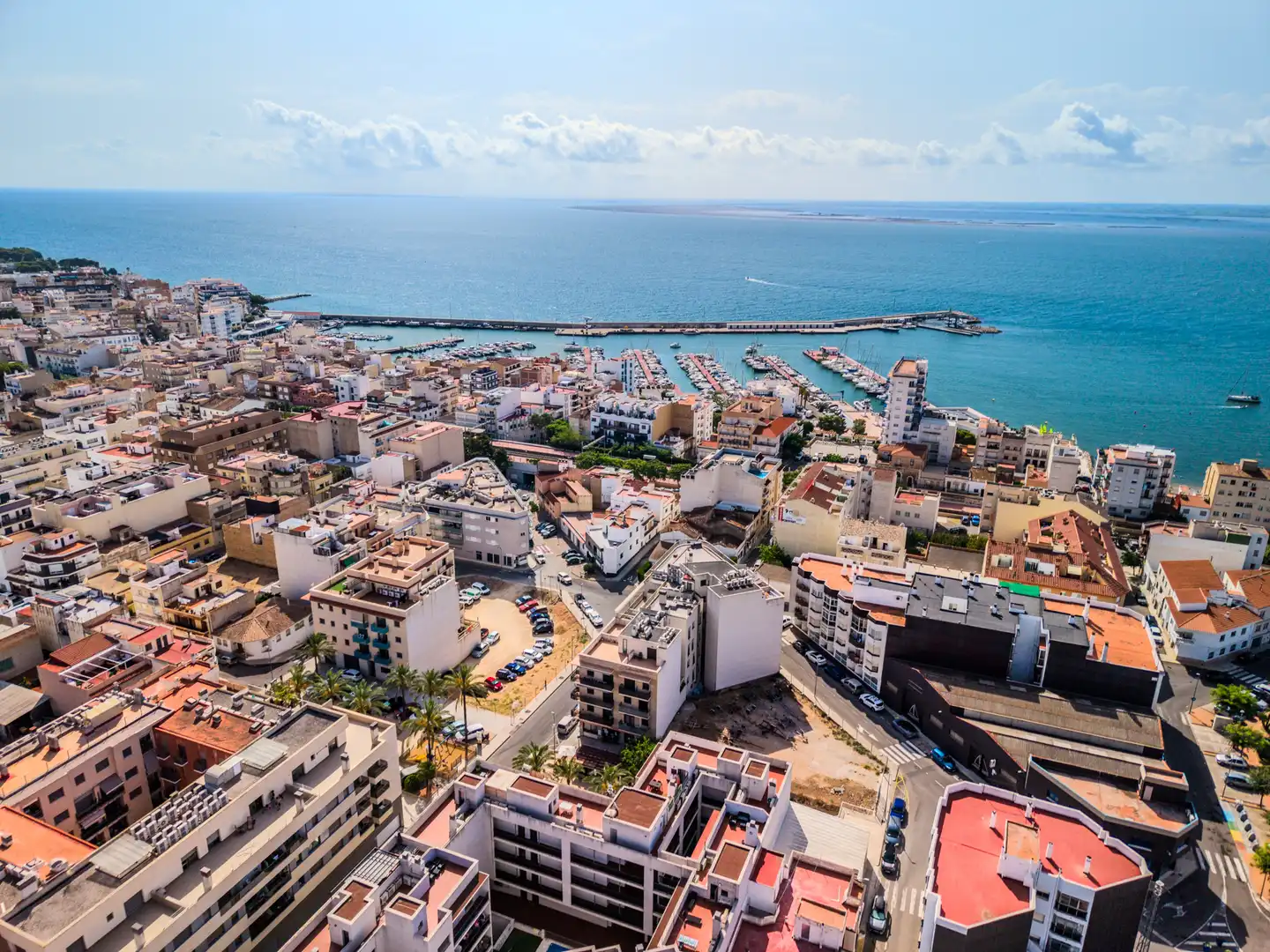Exterior view of Duplexes for sale in L'Ampolla  with Air Conditioner, Heating and Terrace