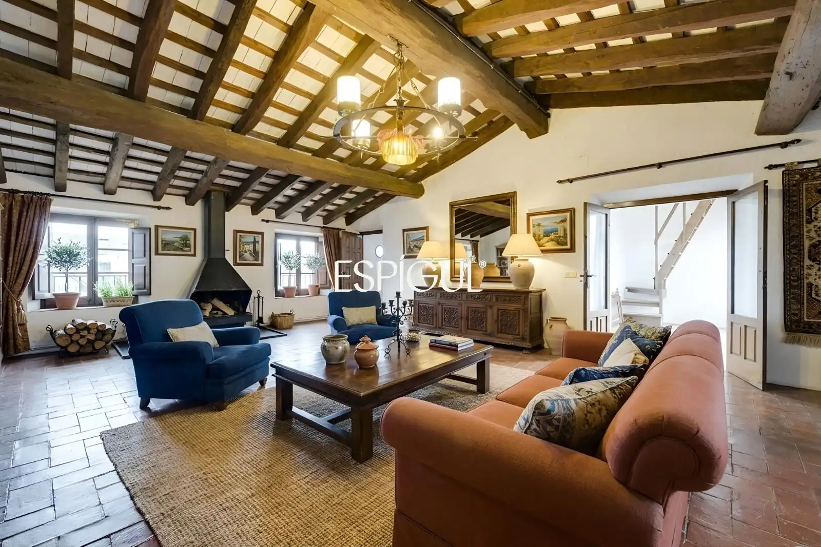 Sala de estar de Casa o chalet en venta en Torroella de Montgrí con Calefacción, Terraza y Piscina