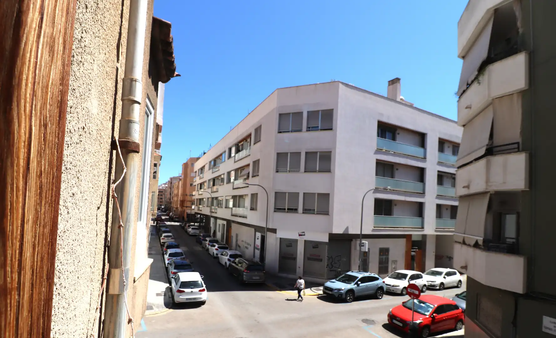 Außenansicht von Dachboden zum Verkauf in  Palma de Mallorca mit Klimaanlage, Terrasse und Ofen